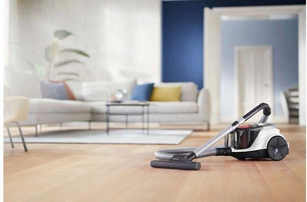 Пылесос Philips 2000 Series XB2042/01, 1800Вт, белый/персиковый
