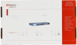 Коммутатор HIWATCH DS-S1816GP, неуправляемый