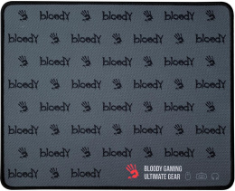 Коврик для мыши A4TECH Bloody BP-30M (M) черный, ткань, 350х280х3мм