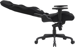 Кресло Cactus CS-CHR-MC04-BBK, ткань, до 150кг, регулируемые 2D подлокотники,  черный