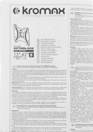 Кронштейн для телевизора Kromax OPTIMA-202, 15-42", настенный, наклон,  черный [28006]