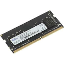 Память DDR4 8GB 2666MHz Netac NTBSD4N26SP-08 Basic RTL PC4-21300 CL19 SO-DIMM 260-pin 1.2В single rank Ret