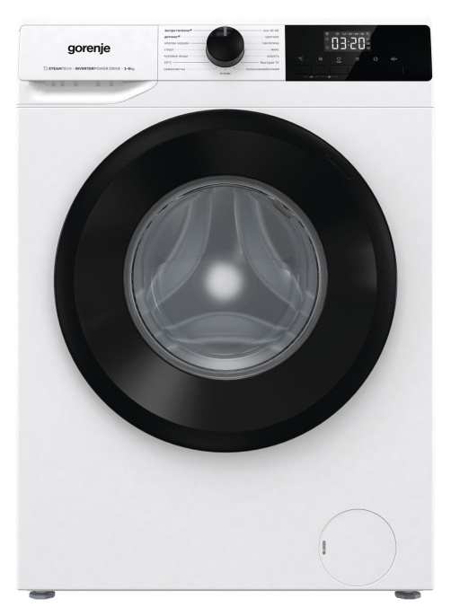Стиральная машина Gorenje W1NHPI62SCSIRV, с внешним баком, с фронтальной загрузкой, 6кг, 1200об/мин, с паром, инверторная