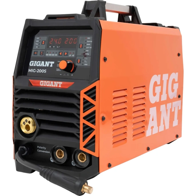 Сварочный полуавтомат - инвертор Gigant (200 А; EURO; синергия; ПВ 40%) MIG-200S