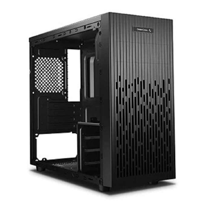 Корпус DeepCool Matrexx 30 SI Черный DP-MATX-MATREXX30-SI материал: ABS+SPCC, толщина стенок: 0.5мм, USB2.0×1, USB3.0×1, Audio×1, Mic×1, без БП, 3х3.5", 2х2.5", 4 слота расширения, максимальный размер МП: Micro ATX, максимальная длина видеокарты: 250мм