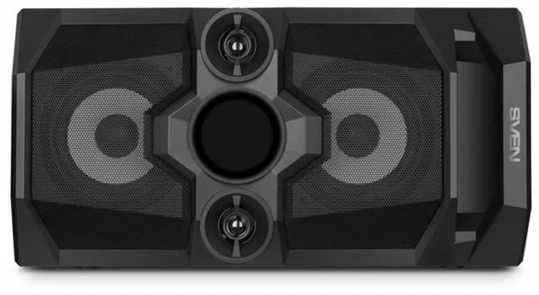 Портативная акустика SVEN АС PS-650, черный 50 Вт, TWS, Bluetooth, FM, USB, microSD, LED-дисплей, 4000мА*ч