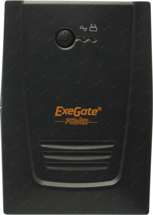 ИБП ExeGate Power Back BNB-450.LED.AVR.2SH 450VA/240W, LED, AVR,2*Schuko, батарея 12V 4.5Ah, металлический корпус, Black EP279215RUS