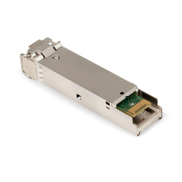 Exegate EX298329RUS Трансивер SFP EXT-1G-MM850-LC2-550M 1000Base-SX для многомодового оптического кабеля, 1,25 Гбит/с, Tx:850/Rx:850 нм, до 550 м, разъем Duplex LC