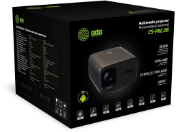 Проектор Cactus CS-PRC.06B.Full HD-A LCD 21000Lm LS 900Lm ANSI 1920x1080 2000:1 ресурс лампы:50000часов 2xUSB typeA 2xHDMI 3кг (CS-PRC.06B.WUXGA-A)