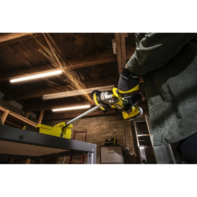 Бесщеточная углошлифмашина Ryobi ONE+ RAG18X-0 5133005011