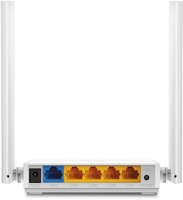Wi-Fi роутер TP-LINK TL-WR844N, Wi-Fi 4, N300, 2.4ГГц, 4 LAN, белый
