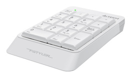 Числовой блок A4TECH Fstyler FK13P, проводная, USB, мембранная, белый [fk13p white]