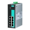 Промышленный неуправляемый коммутатор MOXA EDS-G308-T, 8 портов 10/100/1000BaseT X , IP30, от -45 до 75°C, DIN-Rail
