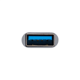 USB-Хаб концентратор 7-в-1 ExeGate DUB-761C3 кабель-адаптер USB Type-A + Type-C -- 6xUSB2.0, 1xUSB3.0, Plug&Play, серебристый EX299790RUS