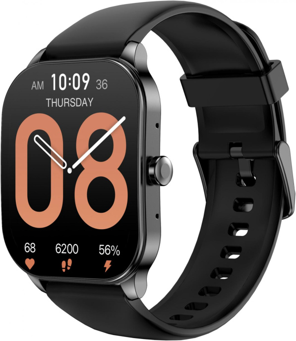 Смарт-часы AMAZFIT Pop 3S A2318,  1.96",  черный