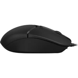 Мышь A4Tech Fstyler FM12S черный оптическая 1200dpi silent USB 3but (FM12S BLACK)