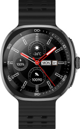Смарт-часы TECNO Watch Neo, 1.43", черный/оранжевый/черный [wn01]
