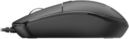 Мышь проводная Acer OMW401, оптическая, USB, 2000dpi, черный [zl.mceee.031]