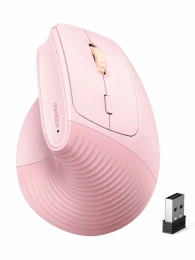 Беспроводная вертикальная мышка UGREEN M571 55917 Wireless Vertical Mouse 2.4 GHz. Цвет: розовый