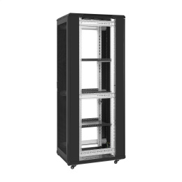 Шкаф телекоммуникационный 19" напольный 42U ExeGate EC-FS-42U.600.800.V.V.BLACK 19”, 42U, (EX300275RUS)