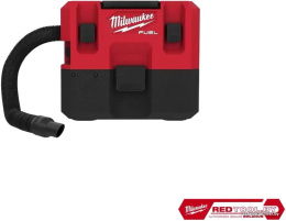 Пылесос Milwaukee M12 FVCL-0 (4933478186) (строительный, объем жидкости: 6.1 л, пылесборник: контейнер, питание: аккумулятор, выдув, всасывание жидкостей)