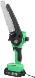 Пила цепная аккумуляторная бесщеточная Zitrek GreenSaw 20V (20 В, 4 Ач Li-ion аккумулятор 1 шт, 2 Ач Li-ion аккумулятор 1 шт, ЗУ) 082-1858-1