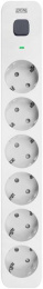 Аксессуар к источникам бесперебойного питания Powercom сетевой фильтр, 3 метра, 6 розеток, 16А/4кВт, cечение провода: 3х1,5мм2, цвет белый, 1 год гарантии 1928699