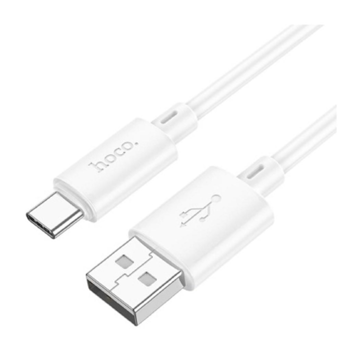 HOCO X88/ USB кабель Type-C/ 1m/ 3A/ White