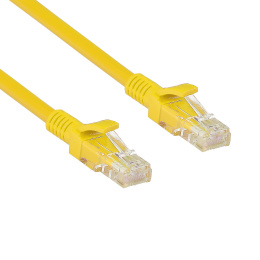 Патч-корд ExeGate UTP-RJ45-RJ45-5e-0,3M-YL, UTP, cat.5e, 0.3м, желтый EX258664RUS