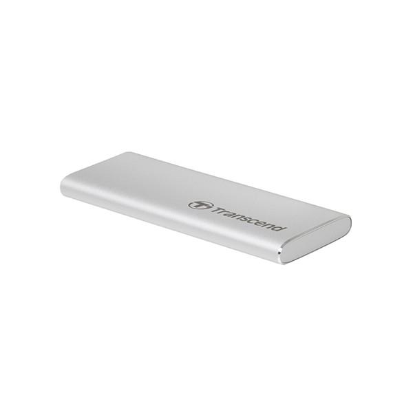 Внешний диск SSD Transcend TS250GESD260C, 250ГБ, серебристый