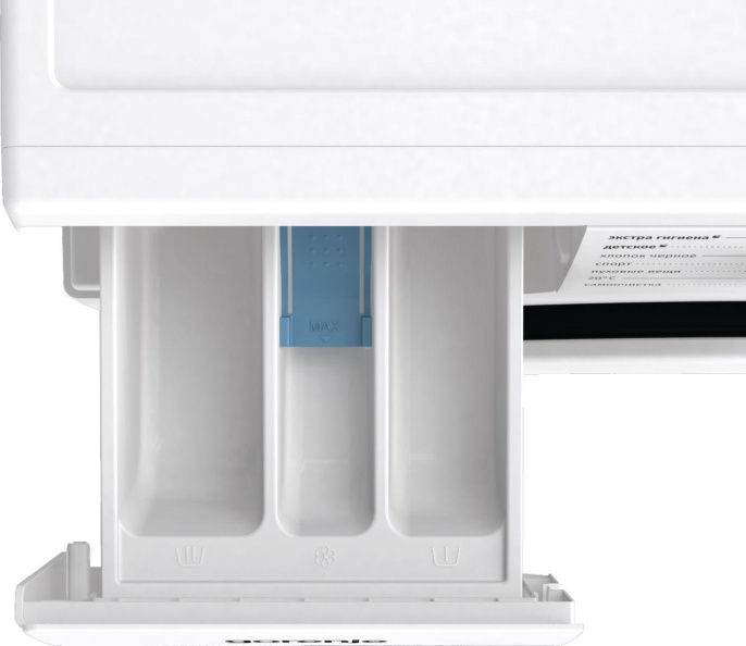 Стиральная машина Gorenje W1NHPI60SCS, с фронтальной загрузкой, 6кг, 1000об/мин, с паром, инверторная
