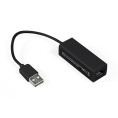 Кабель-адаптер ExeGate EXE-UA2-45 (USB2.0 --> 1xRJ45 UTP 10/100Mbps) EX284936RUS