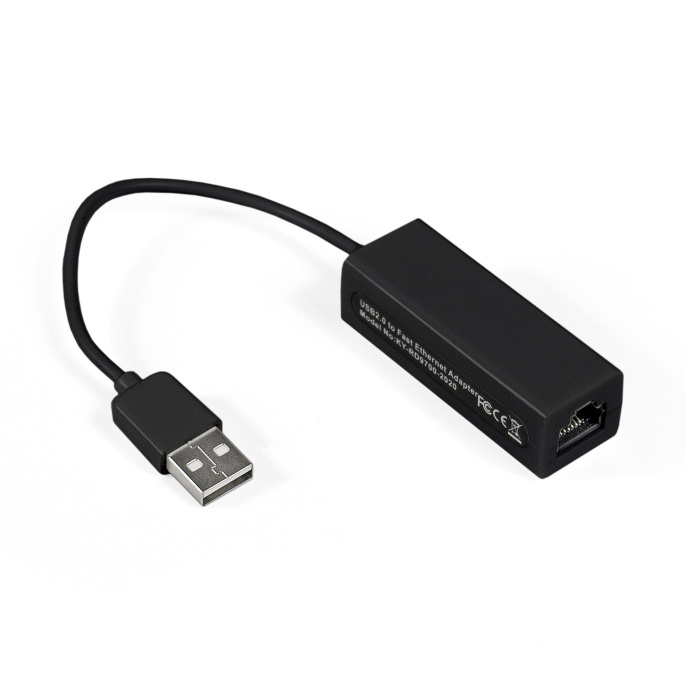 Кабель-адаптер ExeGate EXE-UA2-45 (USB2.0 --> 1xRJ45 UTP 10/100Mbps) EX284936RUS