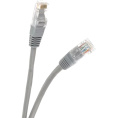 Патчкорд/ Патчкорд литой "Telecom" UTP кат.5е 0,5м серый NA102--0.5M