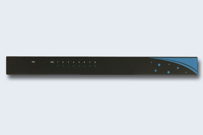 TNTV/TNT MMS-388VSH Разветвитель,, HDMI 1.4, 1 8 устройств, макс.15м. до входа у-ва+15м. до экрана толщ.жил шнура 24AWG ,, без шнуров, DC 5V, max data rate 10.2 гбит/с;max pixel clock 340 МГц;3D;HDCP1.4;макс.разр.до 3840x2160 30Hz 4:4:4