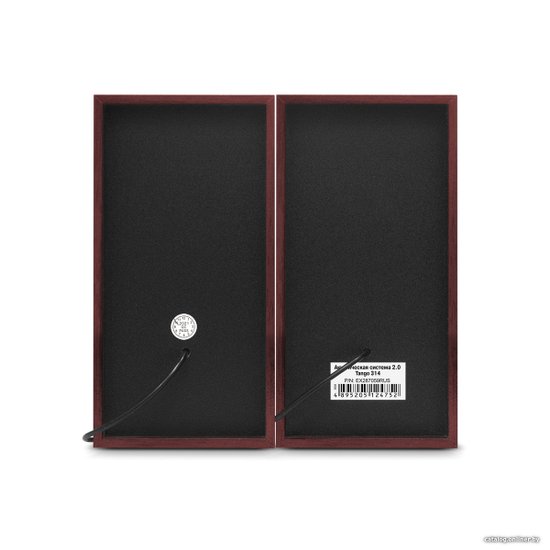 Акустическая система 2.0 ExeGate Tango 314 (питание USB, 2х3Вт (6Вт RMS), 80-20000Гц, вишня, Color Box) EX287059RUS