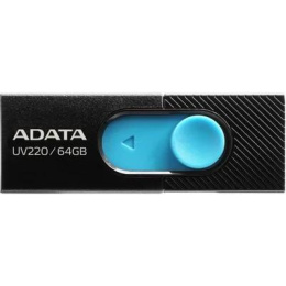 USB накопитель ADATA 64GB USB2.0 AUV220-64G-RBKBL Black/blue
