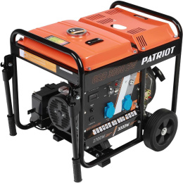 Дизельный генератор Patriot GRD 3000EW, 220/12 В, 3кВт, на колёсах [472702235]