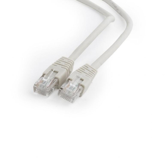 Кабель Cablexpert Патч-корд UTP PP6U-1M, кат.6, 1м, литой, многожильный (серый) (088121)