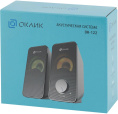 Колонки Oklick OK-122, 2.0, черный [1458492]