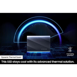 2ТБ Внешний диск SSD Samsung T9 MU-PG2T0B/WW, USB-C, запись - 1950МБ/с, чтение - 2000МБ/с, черный