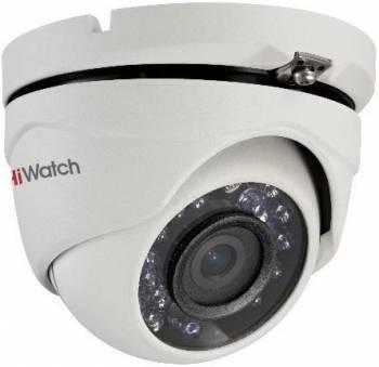 HiWatch DS-T203 B 2.8 mm 2Мп уличная купольная HD-TVI камера с EXIR-подсветкой до 20м