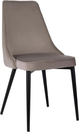 Стул для дома Бюрократ CH-K4 т.бежевый Holland 61 металл черный на ножках CH-K4_1/HL61