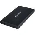 Внешний корпус USB 2.0 для 2.5" HDD/SSD Gembird порт USB, SATA III, металл, черный, EE2-U2S-5