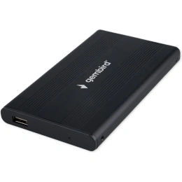 Внешний корпус USB 2.0 для 2.5" HDD/SSD Gembird порт USB, SATA III, металл, черный, EE2-U2S-5
