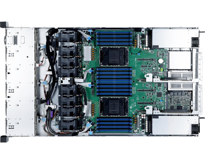 Серверная платформа MSI S5062X170RAU12, 1U, 2x Intel Xeon 6 LGA4710 350W, 32x DDR5, 12x 2.5 u.2 NVME hsb + 2x E1.S NVME hsb, 2x m.2 PCIe 2280/22110, 2x PCIe x16, 1x PCIe OCP3.0, no LAN, 2x 2000W, C19 power cords are required! 939-S369-003