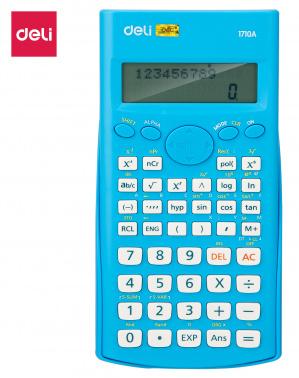 Калькулятор DELI E1710A/BLU, 10+2-разрядный, синий