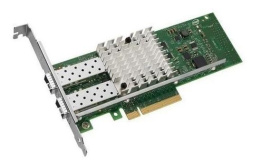 Сетевой адаптер Intel Ethernet Server Adapter X520-DA2 10Gb Dual Port, SFP+, transivers no included, LP and FH brackets included, bulk, 1 year E10G42BTDAG1P5