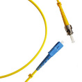 Оптический патч-корд simplex SC-ST 9/125 SM Cabeus FOP(s)-9-SC-ST-15m 15 метров желтый LSZH