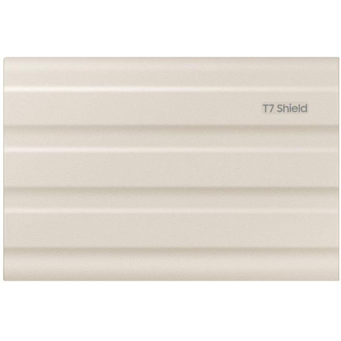 Внешние HDD и SSD/ Samsung External SSD T7 Shield, 1TB, Type C-to-C/A, USB 3.2 Gen2, R/W 1050/1000MB/s, IP65, 88x59x13mm, 98g, Beige 12 мес.